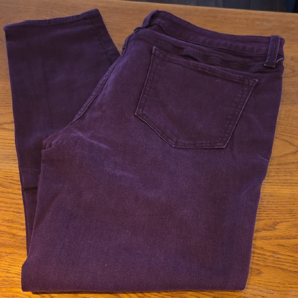 N ew Ladies Stylus Denim Jeans 30/10 Skinny Ankle Dark Plum 5 Pkt Mid Rise A